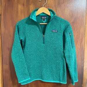 Patagonia Green Half-Zip Fleece